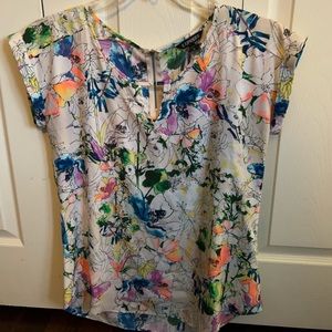 Express Multicolored floral top